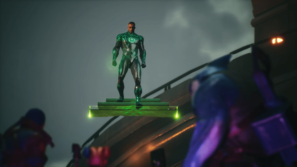 Image shows Green Lantern from the justice league