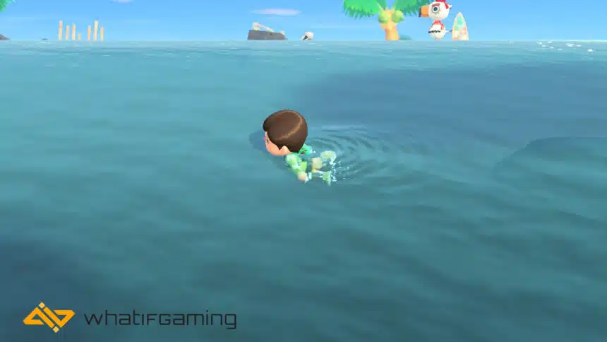 How to dive in Animal Crossing