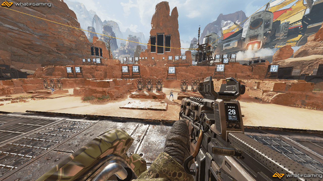 Showing what 1280x720p looks like in Apex Legends.