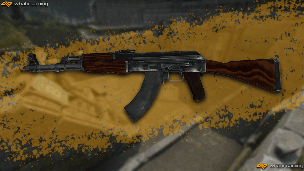 A photo of the AK-47 weapon in CS:GO