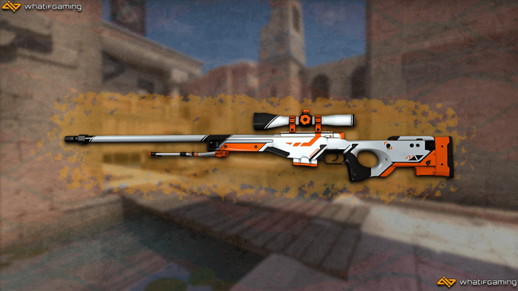 A photo of the AWP Asiimov.