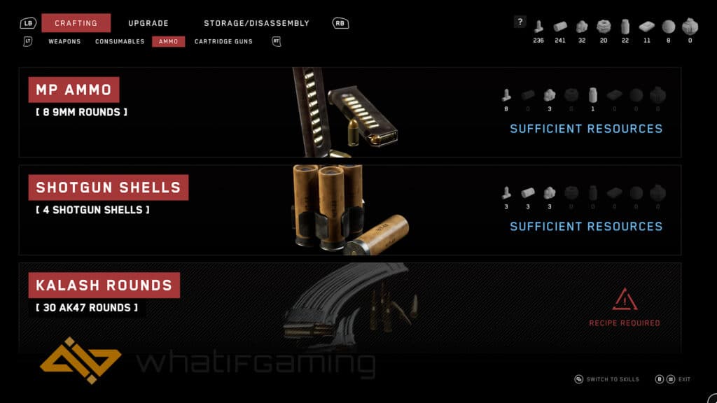 Image has Atomic Heart Crafting Ammo