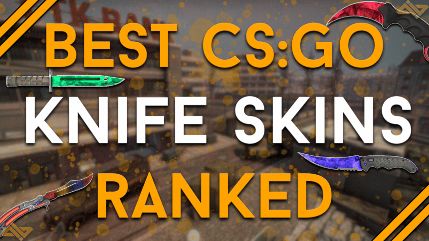 Best CSGO Knife Skins ranked title card.