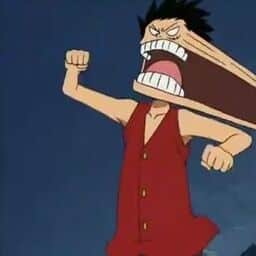 Luffy Pulled Face