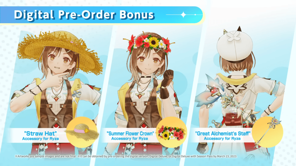 Atelier Ryza 3 Pre-Order Bonus Content