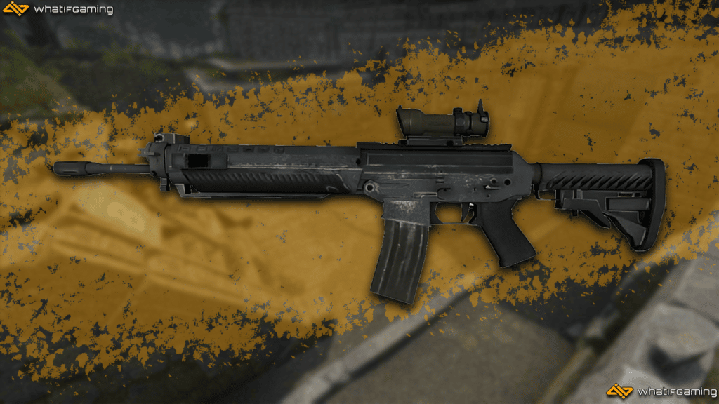 A photo of the SG 553 weapon in CS:GO.