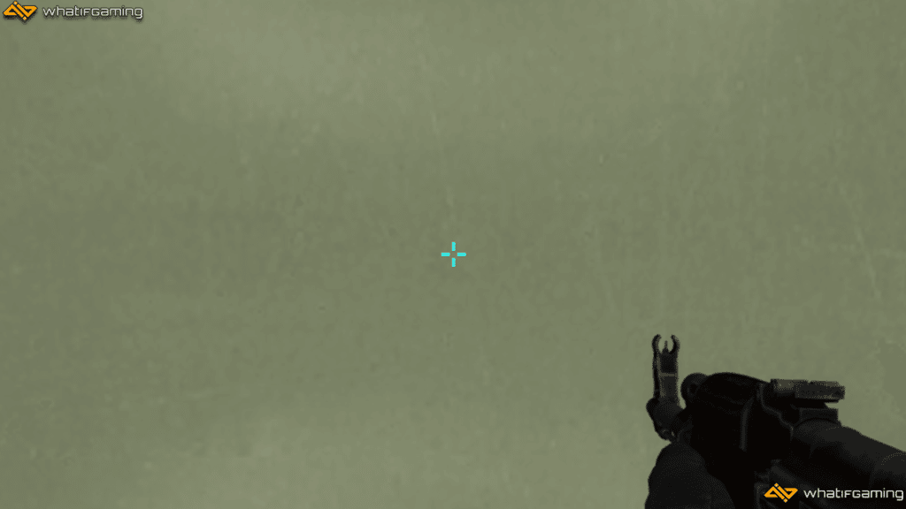 An image featuring Shroud's crosshair  in CS:GO.