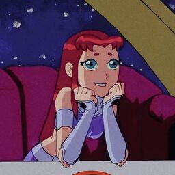 Starfire Hanging out with Robin from Teen Titans