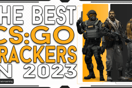 The Best CSGO Trackers (2023) title card.