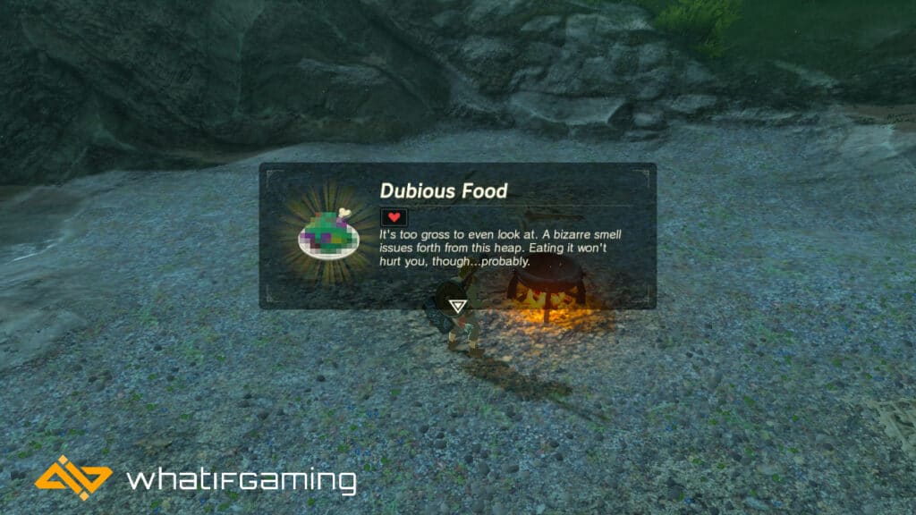 Dubious Food in Breath of the Wild. 