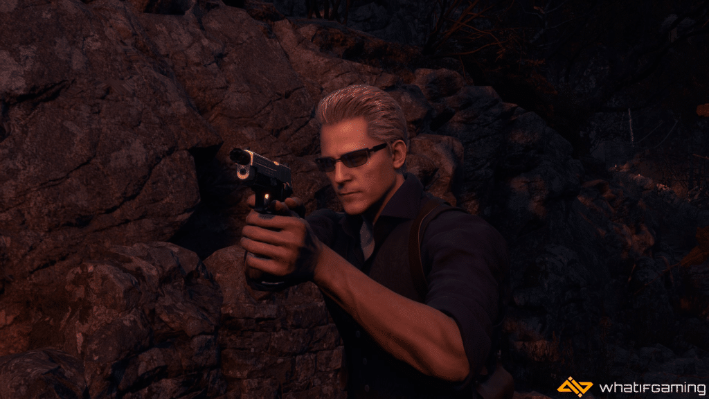 Albert Wesker Mod with glasses