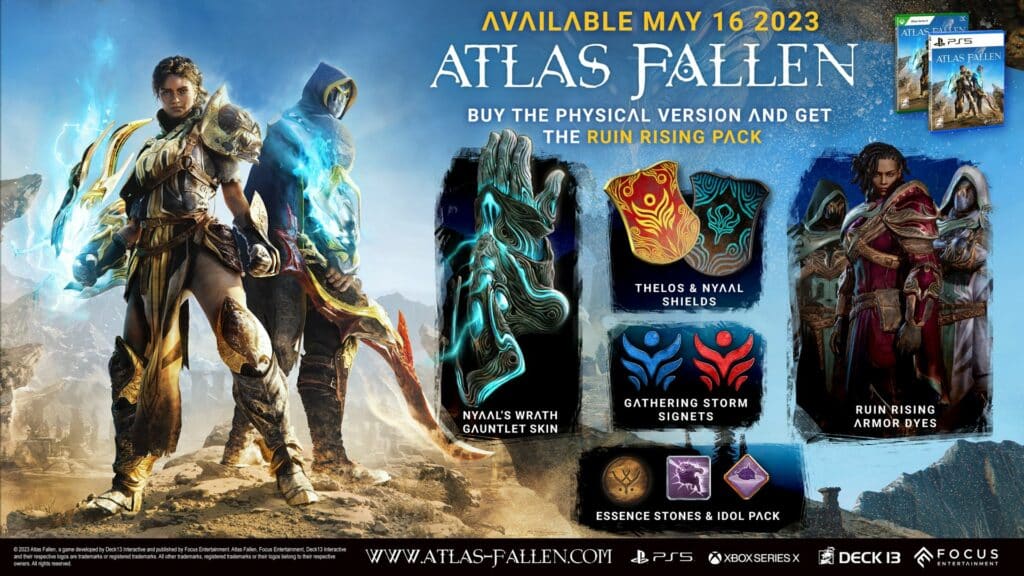 Atlas Fallen Pre-Order Bonus: Ruin Rising Pack