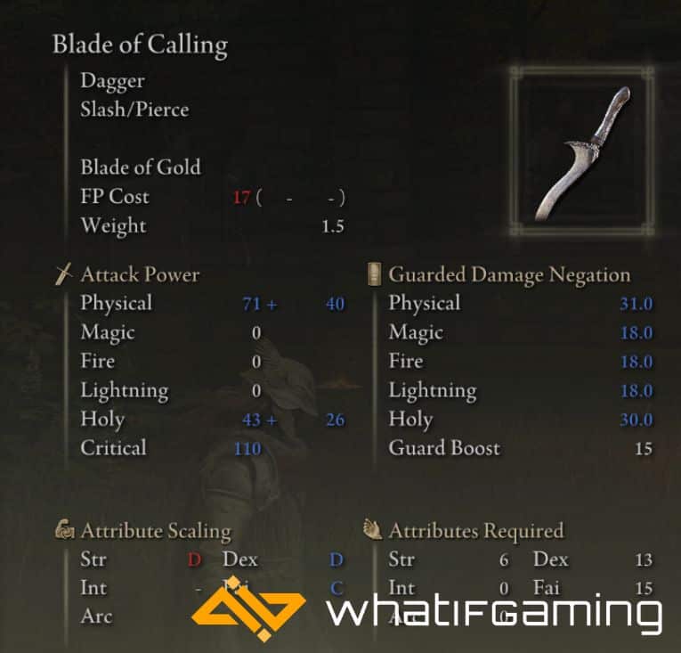Blade Of Calling