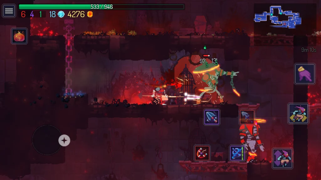 Dead Cells Gameplay Screenshot on Mobile