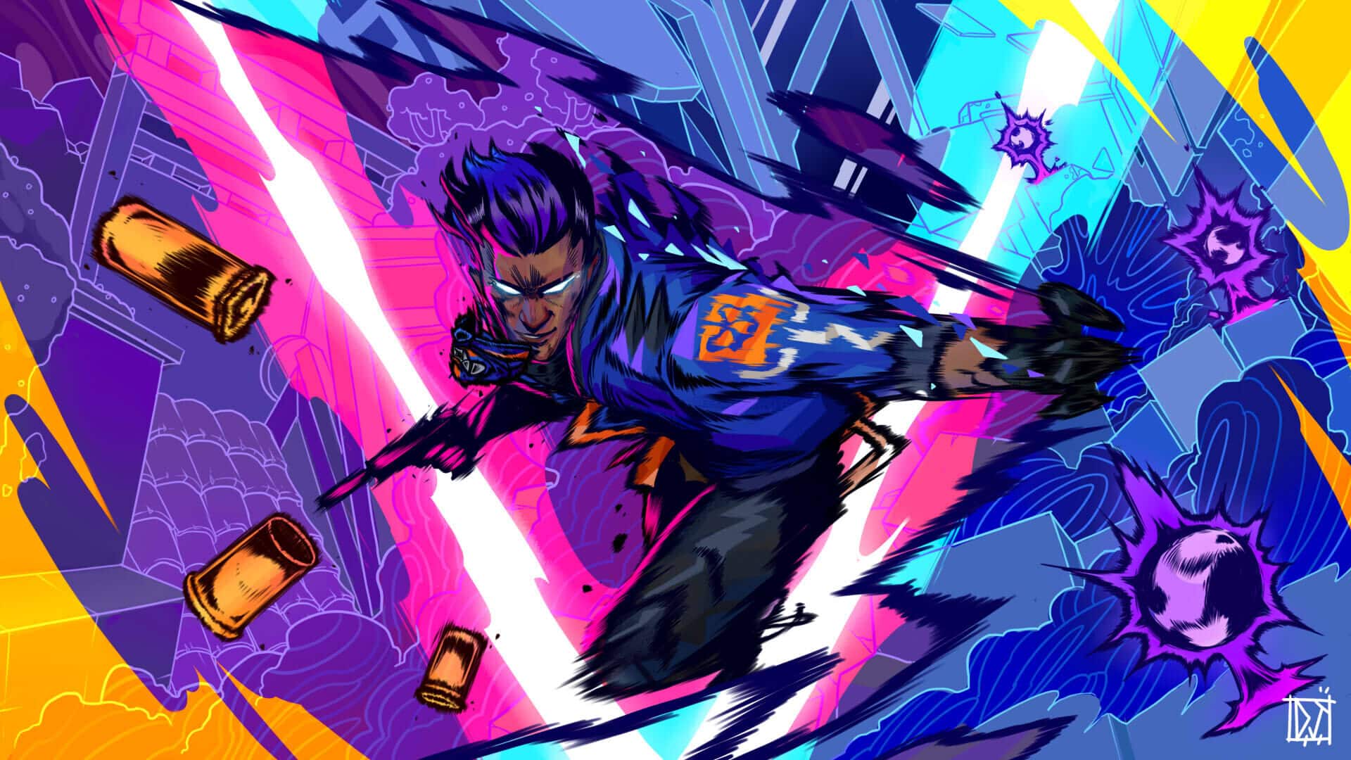 Image by Dominic Barrios – A colorful and vibrant image of Yoru using his abilities.