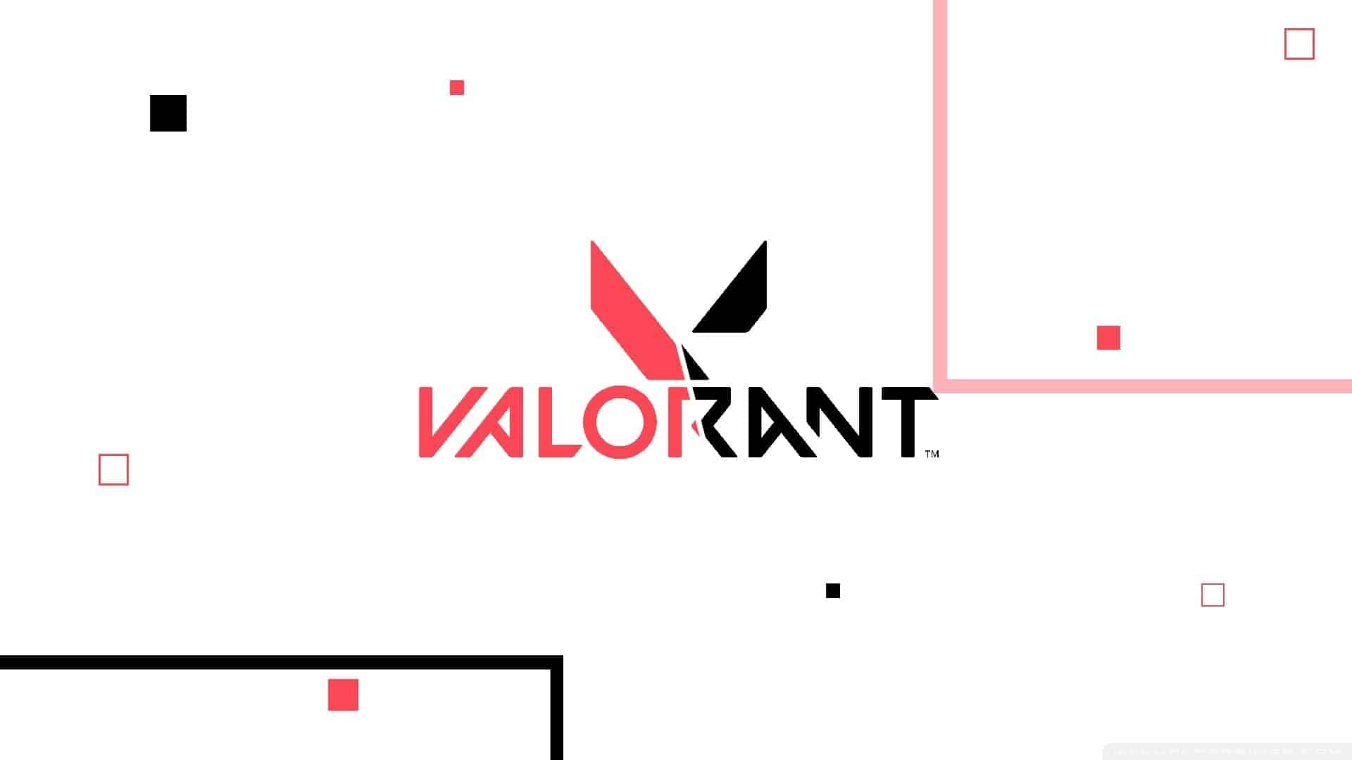 Image by Dren_ban – The Valorant logo in black and red over a white background.