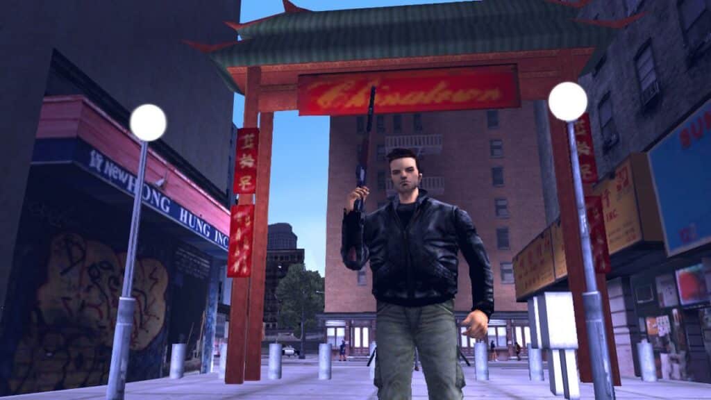 Image shows the main protagonist of GTA III