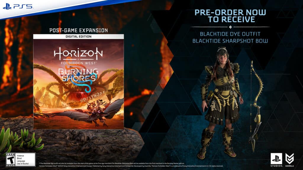 Horizon Burning Shores Pre-Order Bonus
