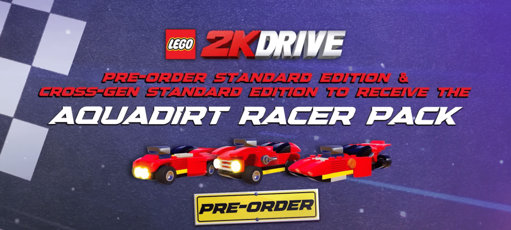 LEGO 2K Drive Pre-Order Bonus Content: Aquadirt Racer Pack
