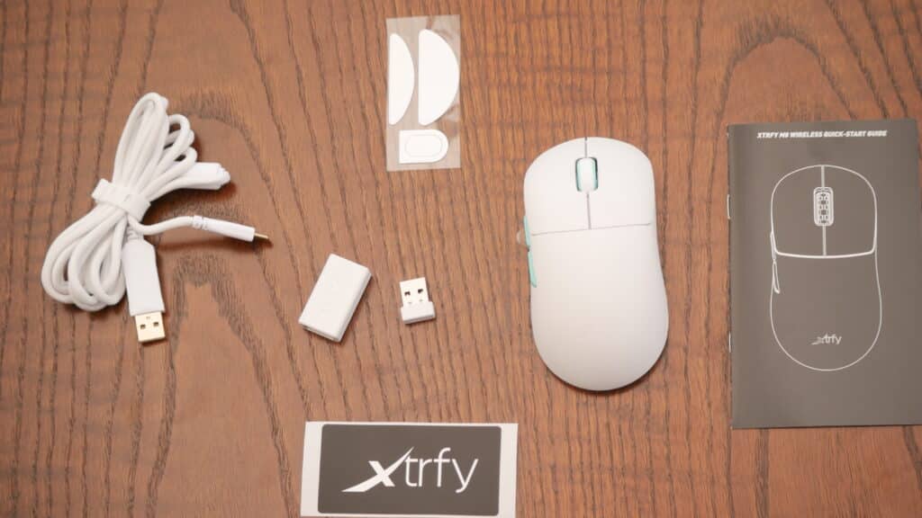 Xtrfy M8 Wireless box contents