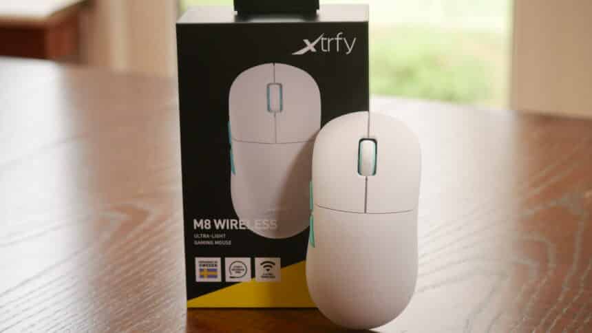 Xtrfy M8 Wireless Mouse with box
