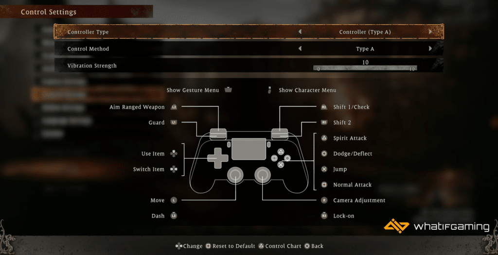 PlayStation Button Prompts in Wo Long