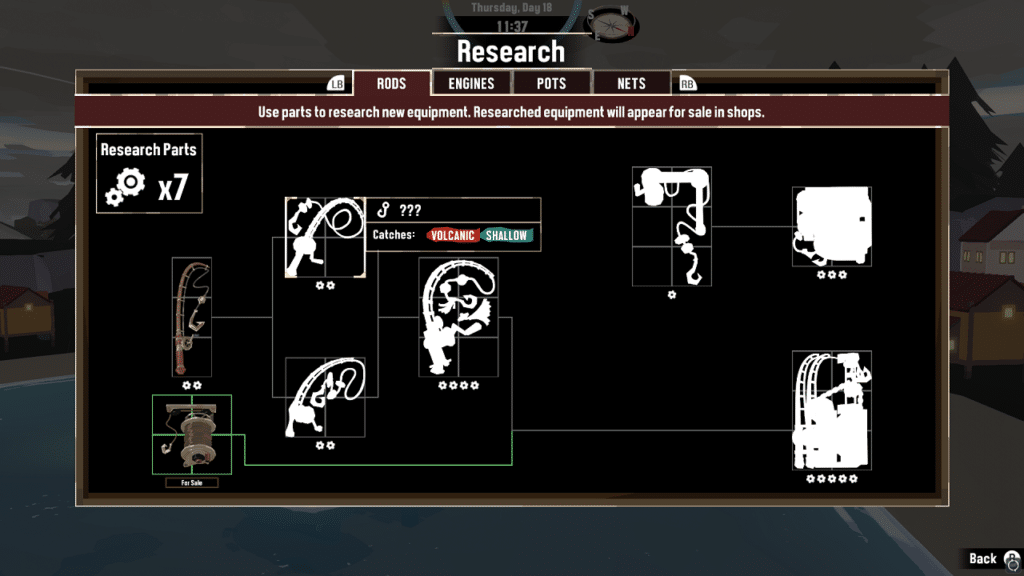 Research screen