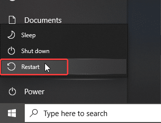 Restart Option in Windows. This will likely fix the Steam not opening problem.