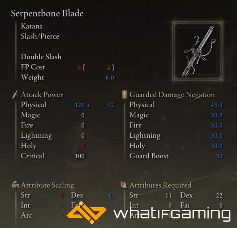 Serpentbone Blade