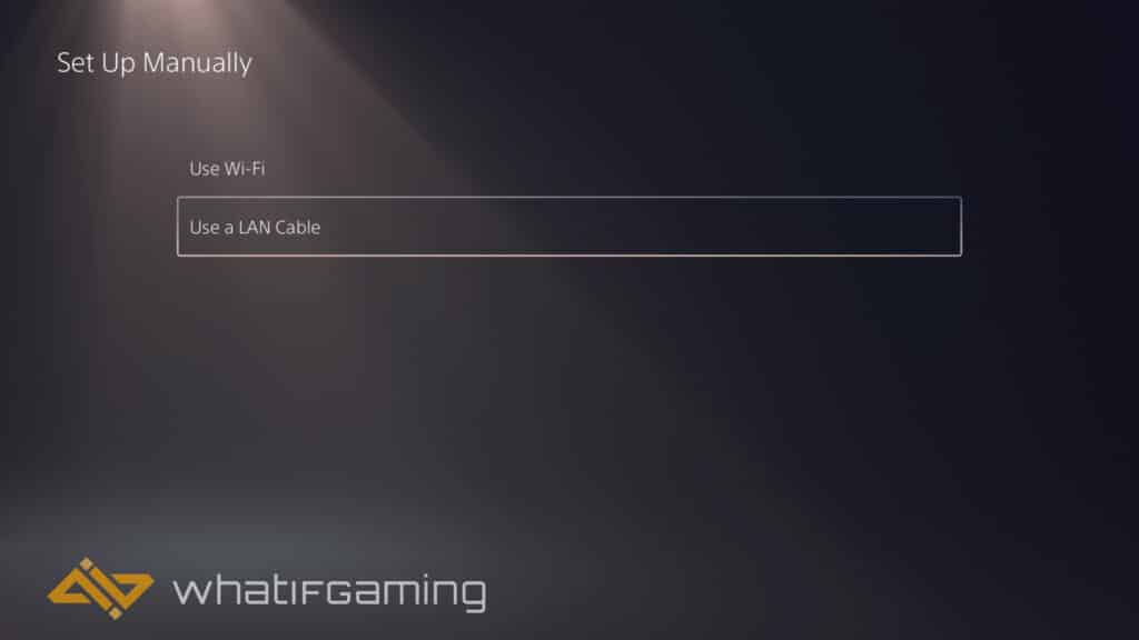 Selecting the mode of connectivity - best dns settings on ps5