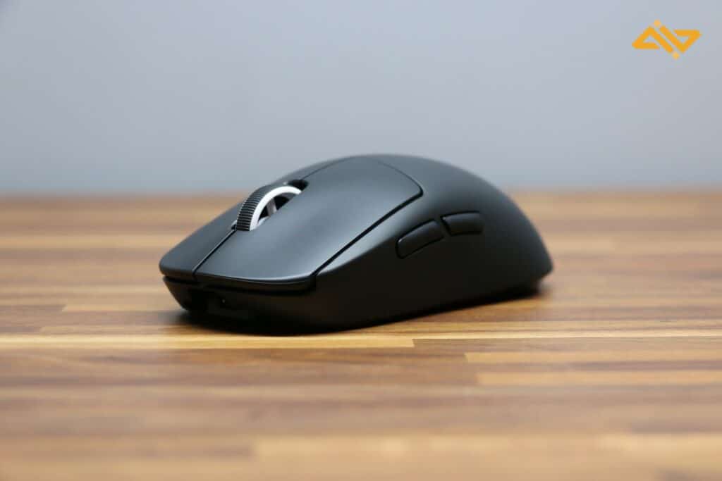 Logitech X Pro Superlight side angle closeup