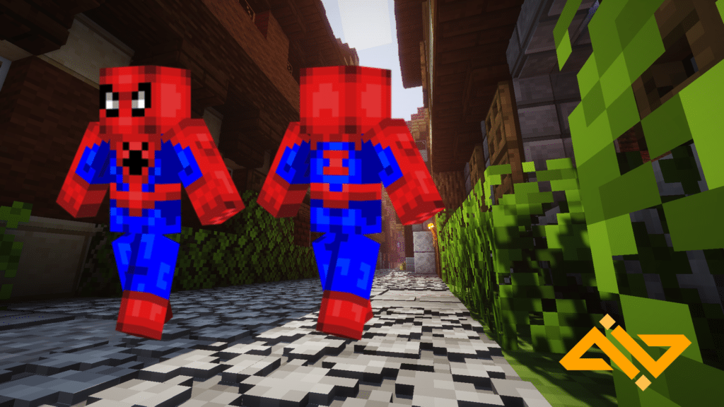 Spiderman Minecraft кожа