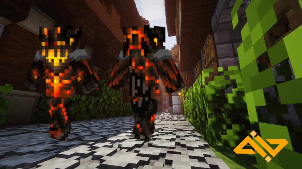 Požární monstrum Minecraft Skin