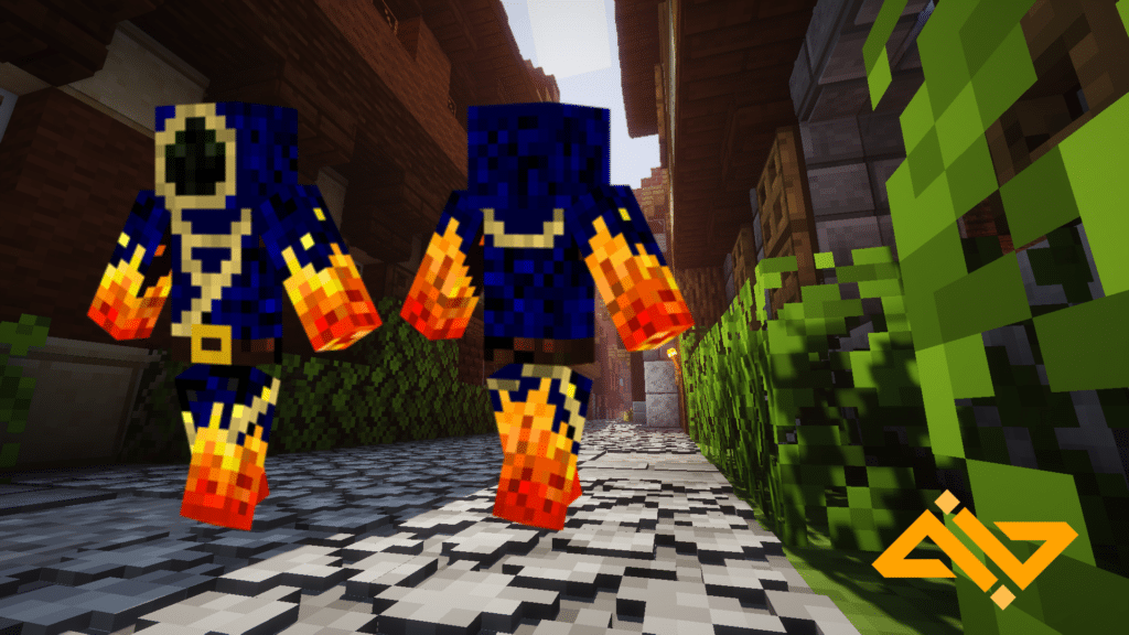 Fire Mage Minecraft δέρμα