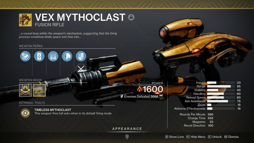 Vex Mythoclast.