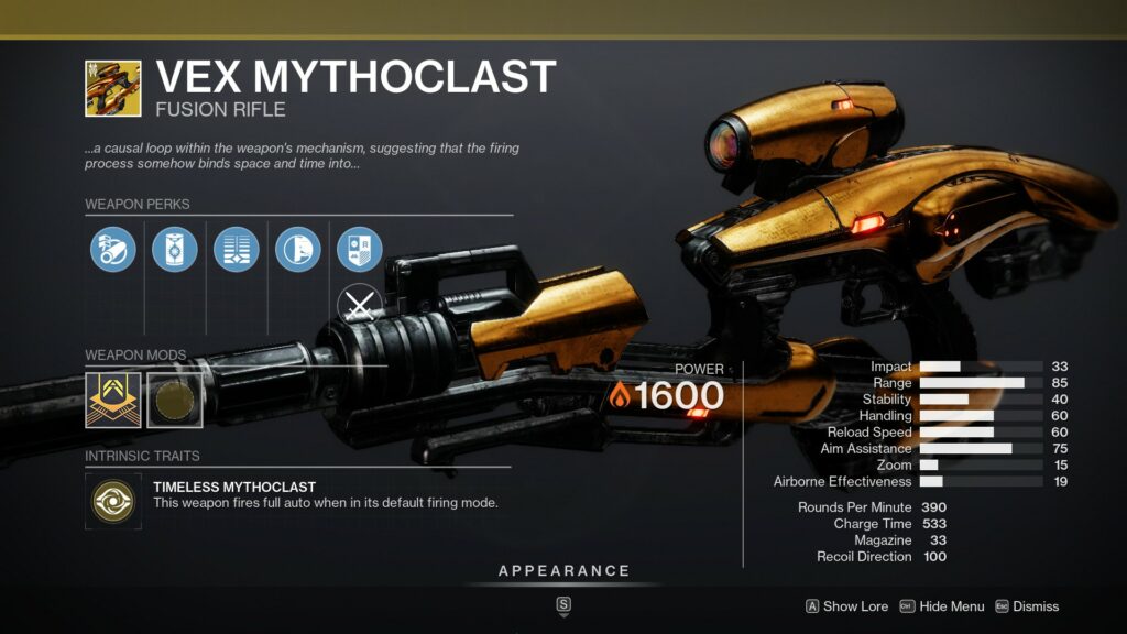 Vex Mythoclast.