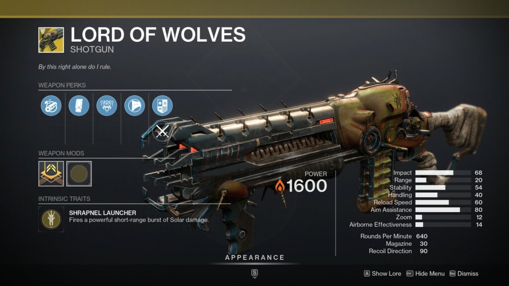 Lord of Wolves.