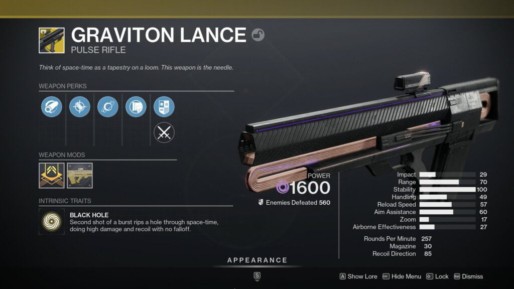 Graviton Lance.