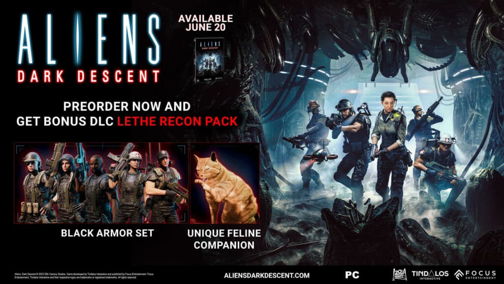 Aliens Dark Descent Pre-Order Bonus Content