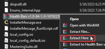 Extract Mod Zip File
