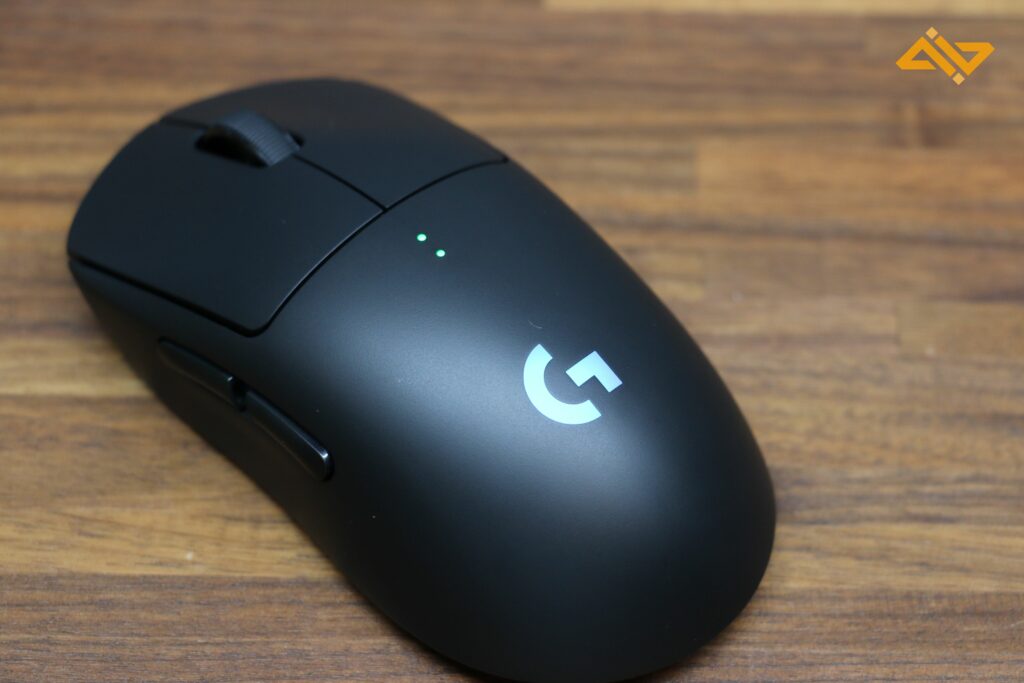 G Pro Wireless battery indicator.