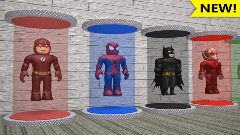 Image has different superheros in tanks in best roblox battle games