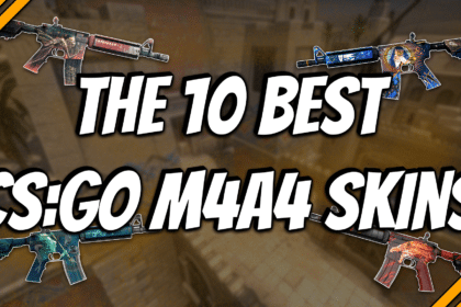 The 10 Best CS:GO M4A4 Skins title card.
