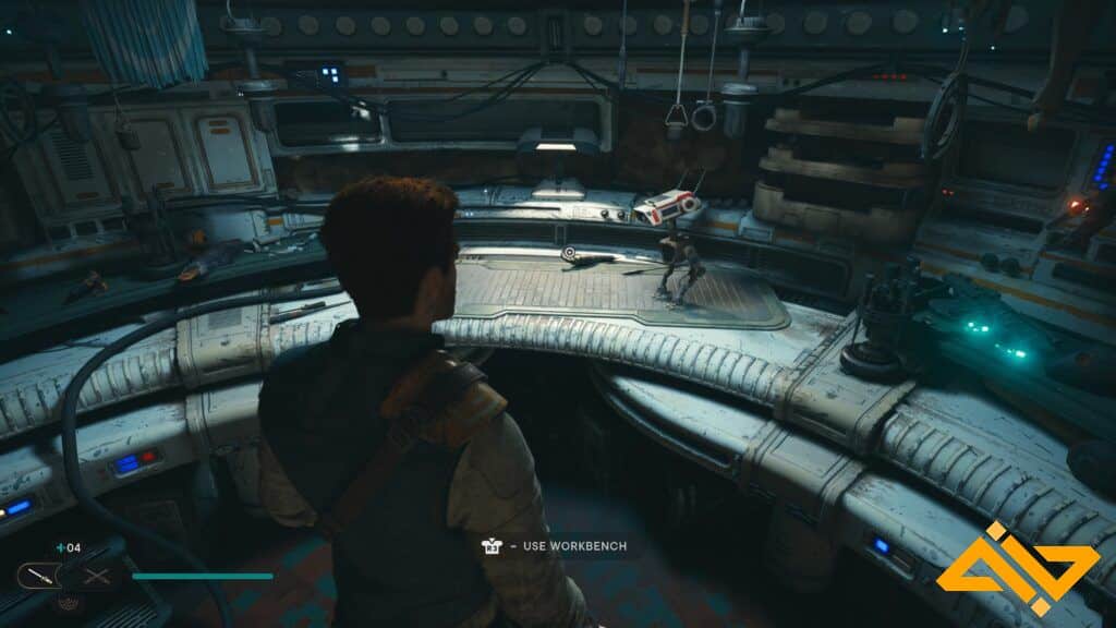 A workbench in Star Wars Jedi Survivor