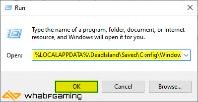 Dead Island 2 address in Windows Run