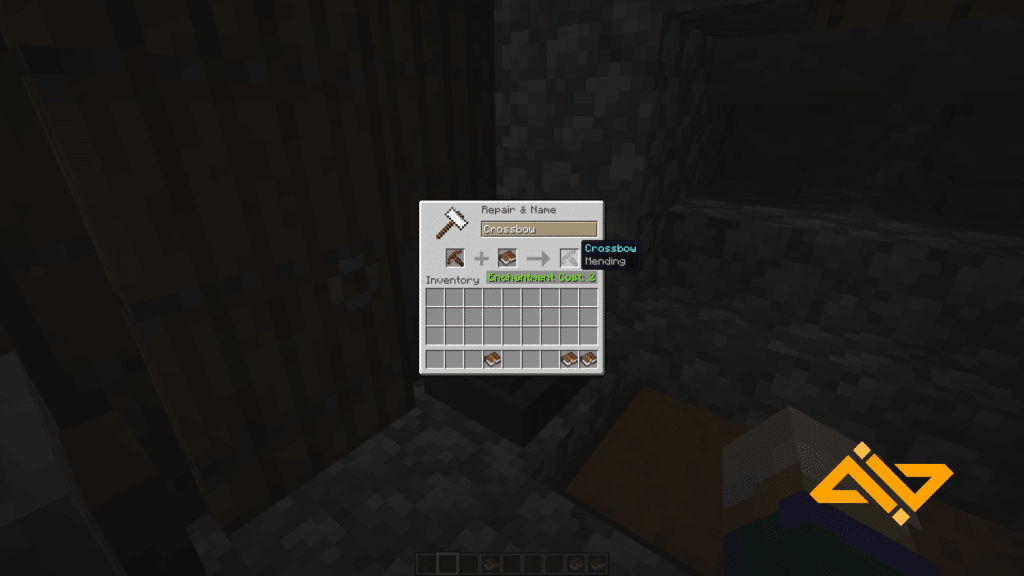 One of the best Minecraft crossbow enchantments - Mending