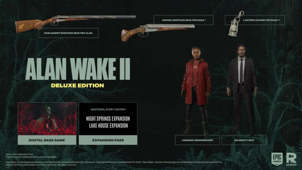 Alan Wake 2 Deluxe Edition