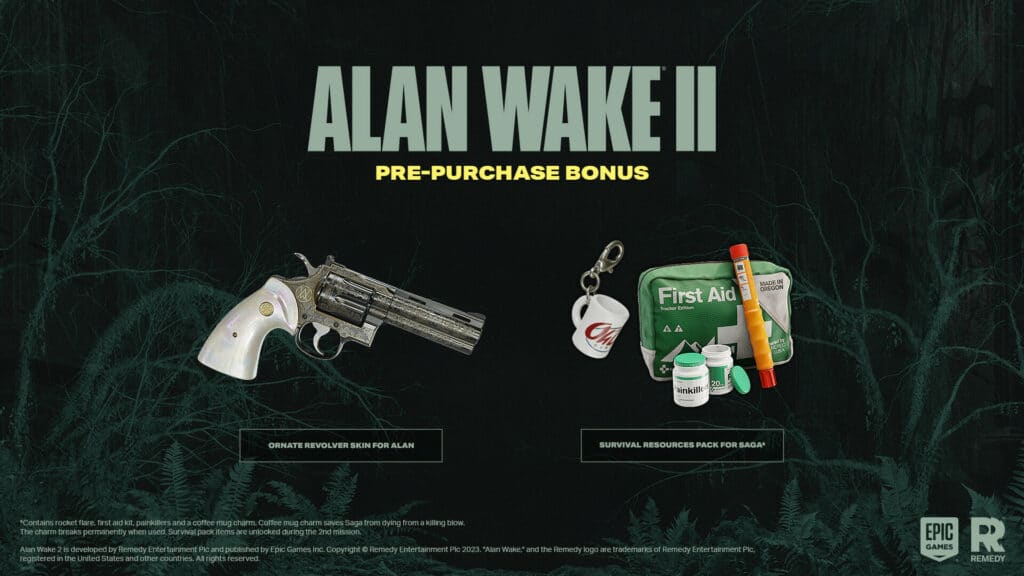 Alan Wake 2 Pre-Order Bonus