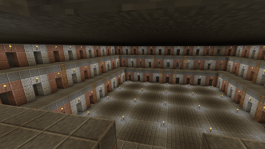 Strip Mine in Minecraft