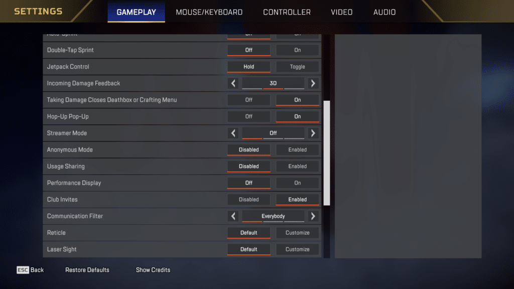 How to turn off corssplay in Apex Legends